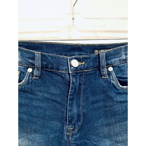 BlankNYC Shorts Womens 28 The Fulton Roll Up Distressed Ripped Boho Festival - Picture 2 of 6